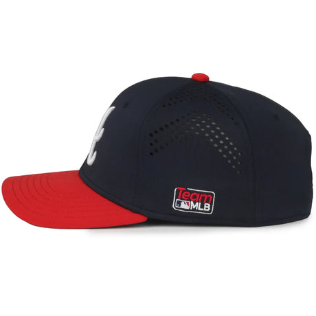 Outdoor Cap Atlanta Braves™ Official MLB® Replica Structured Solid Panel Hat MLB-650 Fan Gear MLB Atlanta Braves