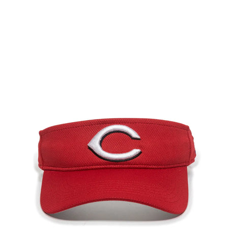 Outdoor Cap Cincinnati Reds™ MLB® Replica Visor MLB-185 Fan Gear MLB Cincinnati Reds