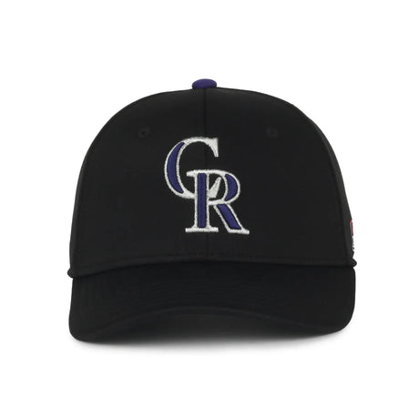 Outdoor Cap Colorado Rockies™ Official MLB® Replica Structured Solid Panel Hat MLB-650 Fan Gear MLB Colorado Rockies