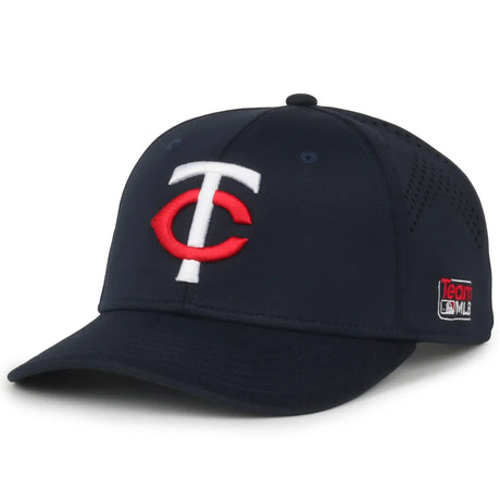 Outdoor Cap Minnesota Twins™ Official MLB® Replica Structured Solid Panel Hat MLB-650 Fan Gear MLB Minnesota Twins