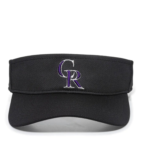 Outdoor Cap Colorado Rockies™ MLB® Replica Visor MLB-185 Fan Gear MLB Colorado Rockies