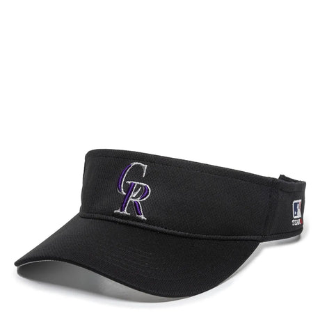 Outdoor Cap Colorado Rockies™ MLB® Replica Visor MLB-185 Fan Gear MLB Colorado Rockies