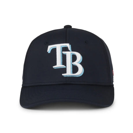 Outdoor Cap Tampa Bay Rays™ Official MLB® Replica Structured Solid Panel Hat MLB-650 Fan Gear MLB Tampa Bay Rays