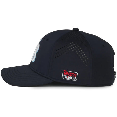 Outdoor Cap Tampa Bay Rays™ Official MLB® Replica Structured Solid Panel Hat MLB-650 Fan Gear MLB Tampa Bay Rays