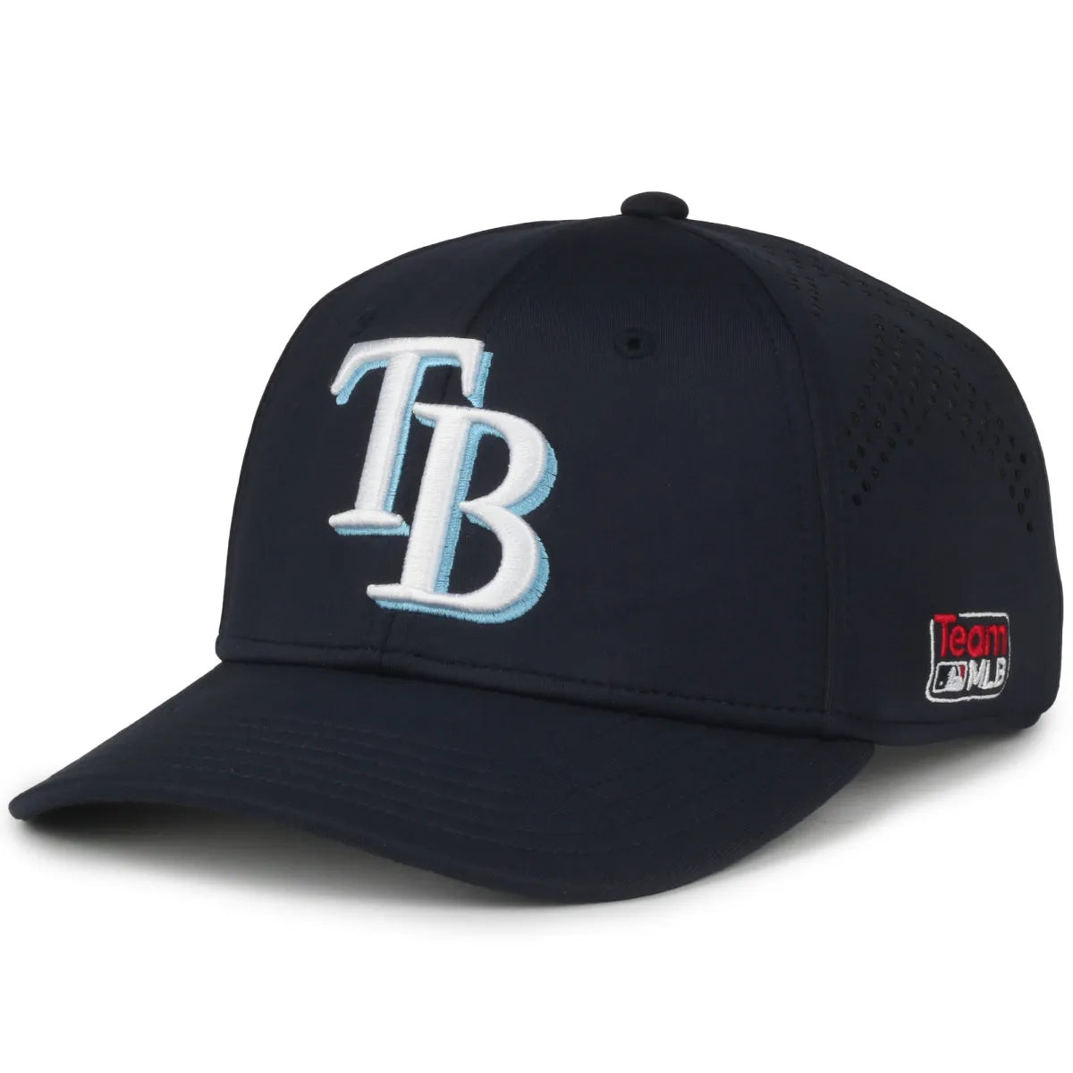 Outdoor Cap Tampa Bay Rays™ Official MLB® Replica Structured Solid Panel Hat MLB-650 Fan Gear MLB Tampa Bay Rays