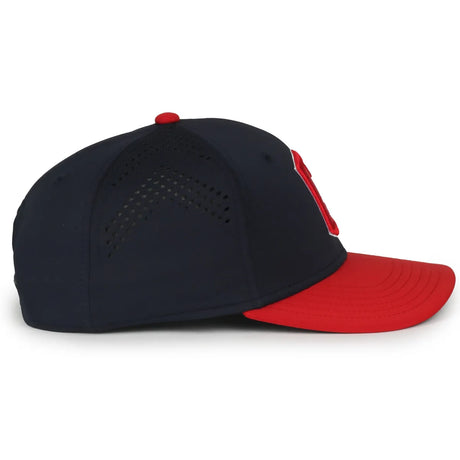 Outdoor Cap Cleveland Guardians™ Official MLB® Replica Structured Solid Panel Hat MLB-650 Fan Gear MLB Cleveland Guardians