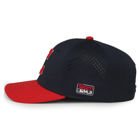 Outdoor Cap Cleveland Guardians™ Official MLB® Replica Structured Solid Panel Hat MLB-650 Fan Gear MLB Cleveland Guardians