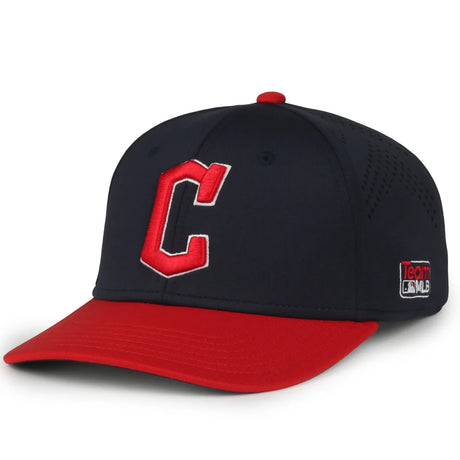 Outdoor Cap Cleveland Guardians™ Official MLB® Replica Structured Solid Panel Hat MLB-650 Fan Gear MLB Cleveland Guardians