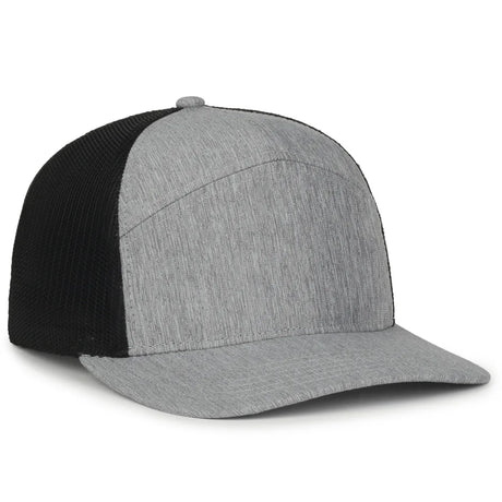 Outdoor Cap OC106 7-Panel Structured Trucker Hat Unisex Accessories Hats & Caps