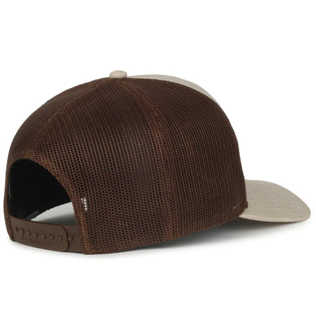 Outdoor Cap OC106 7-Panel Structured Trucker Hat Unisex Accessories Hats & Caps