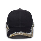 Outdoor Cap BRB-605 Barbed Wire Structured Solid Back Hat Unisex Accessories Hats & Caps
