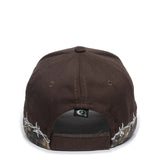 Outdoor Cap BRB-605 Barbed Wire Structured Solid Back Hat Unisex Accessories Hats & Caps