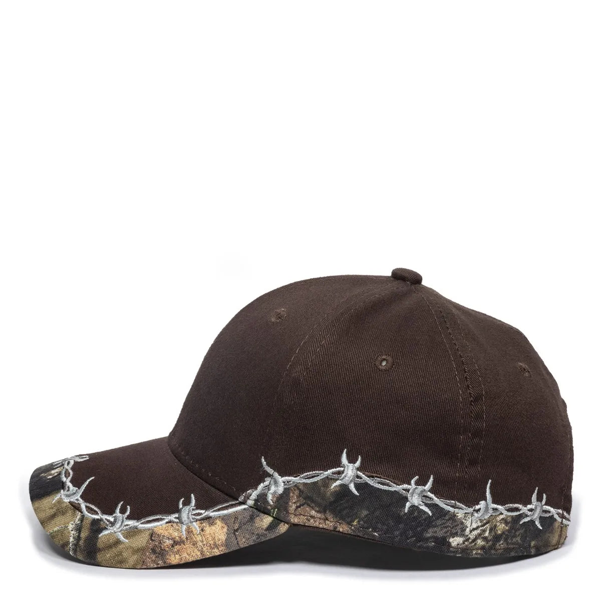 Outdoor Cap BRB-605 Barbed Wire Structured Solid Back Hat Unisex Accessories Hats & Caps