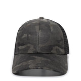 Outdoor Cap OC802 Etched Camo Structured Trucker Hat Unisex Accessories Hats & Caps