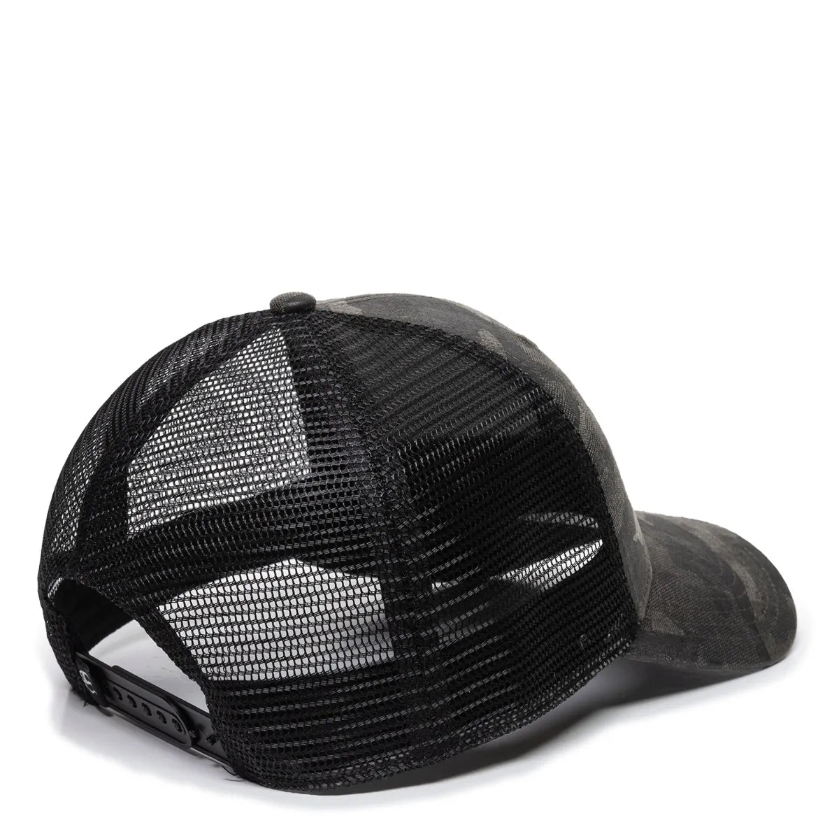 Outdoor Cap OC802 Etched Camo Structured Trucker Hat Unisex Accessories Hats & Caps