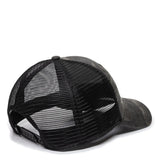 Outdoor Cap OC802 Etched Camo Structured Trucker Hat Unisex Accessories Hats & Caps