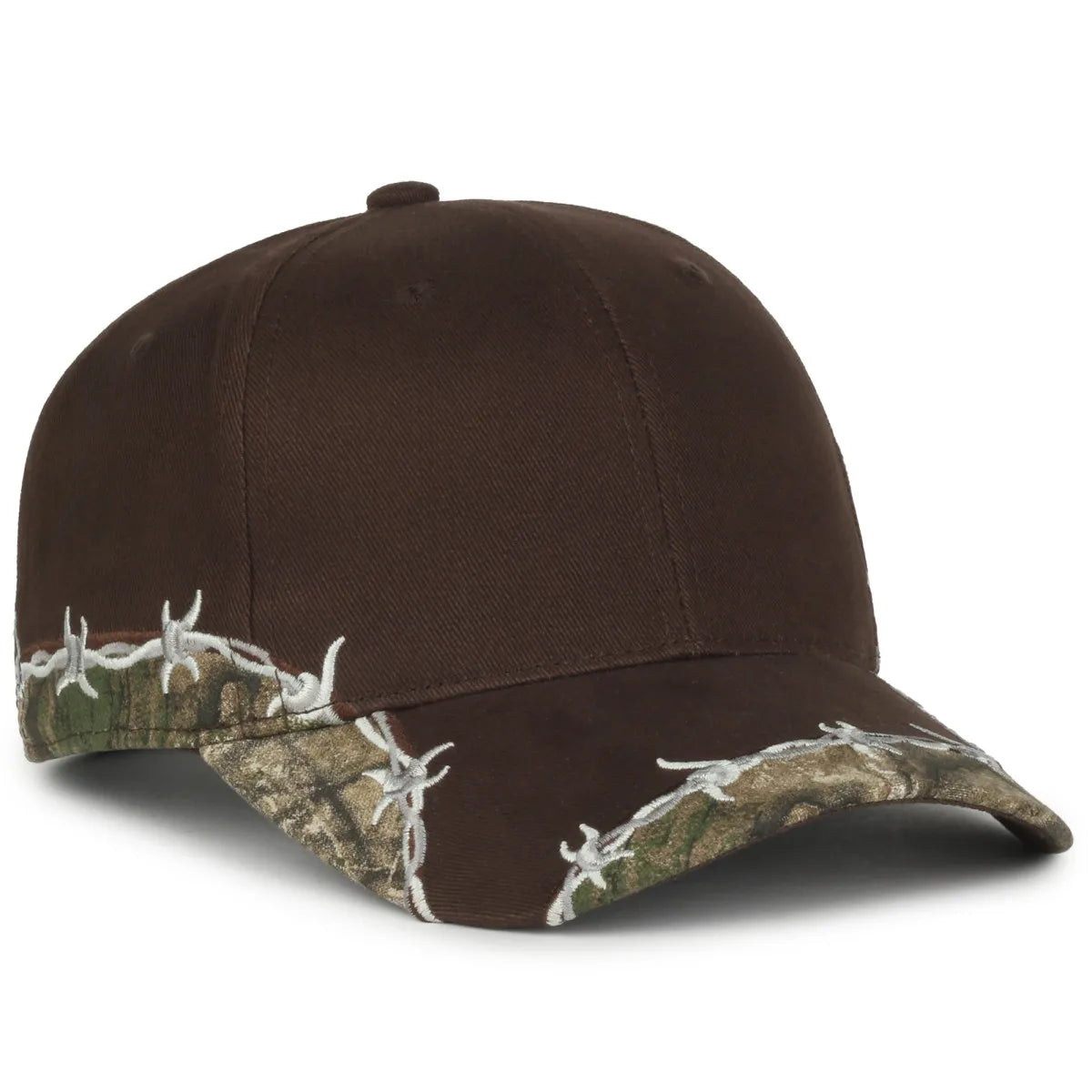 Outdoor Cap BRB-605 Barbed Wire Structured Solid Back Hat Unisex Accessories Hats & Caps