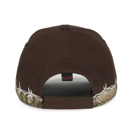 Outdoor Cap BRB-605 Barbed Wire Structured Solid Back Hat Unisex Accessories Hats & Caps