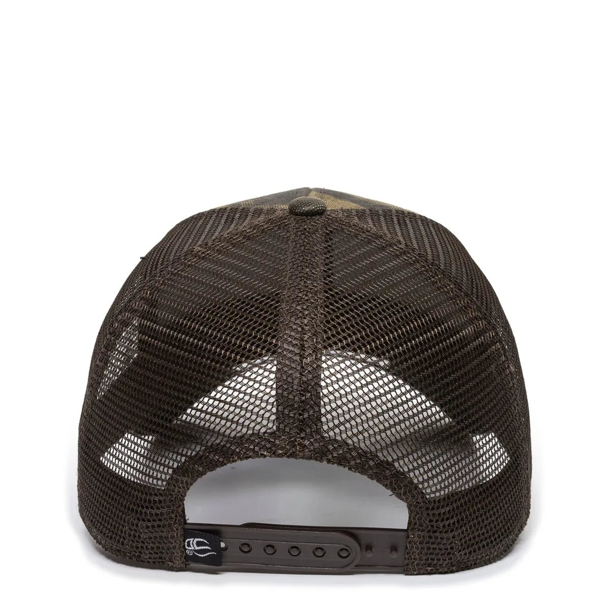 Outdoor Cap OC802 Etched Camo Structured Trucker Hat Unisex Accessories Hats & Caps