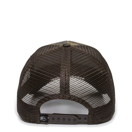 Outdoor Cap OC802 Etched Camo Structured Trucker Hat Unisex Accessories Hats & Caps