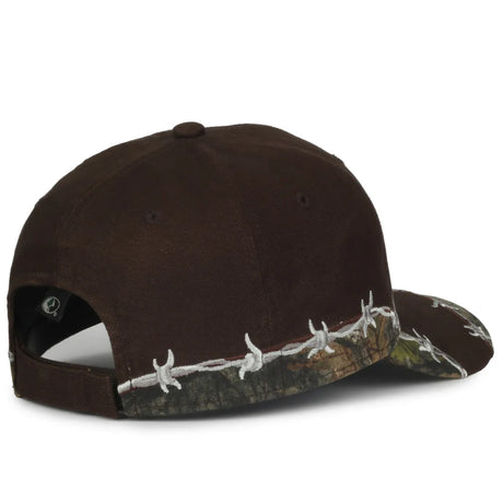 Outdoor Cap BRB-605 Barbed Wire Structured Solid Back Hat Unisex Accessories Hats & Caps