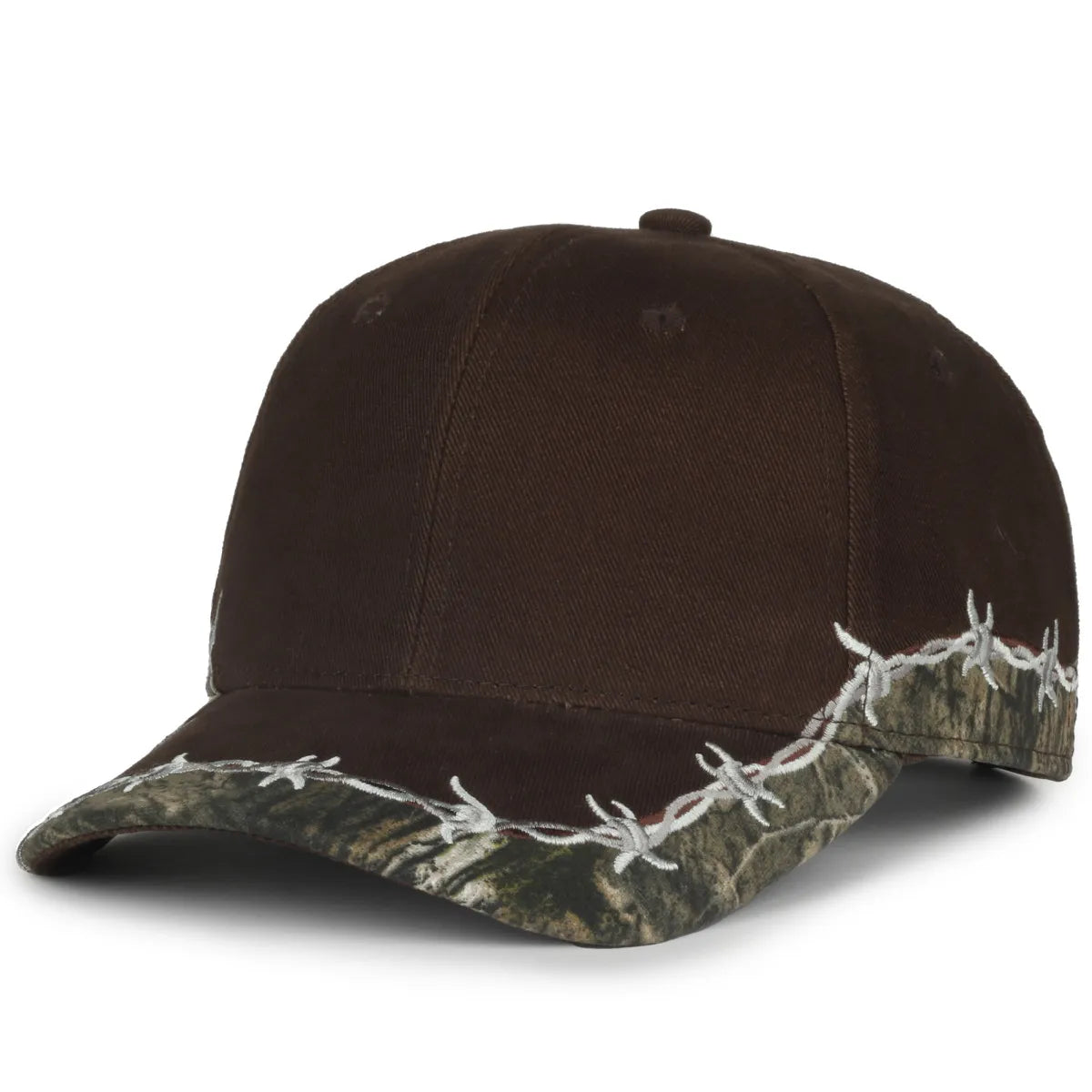 Outdoor Cap BRB-605 Barbed Wire Structured Solid Back Hat Unisex Accessories Hats & Caps
