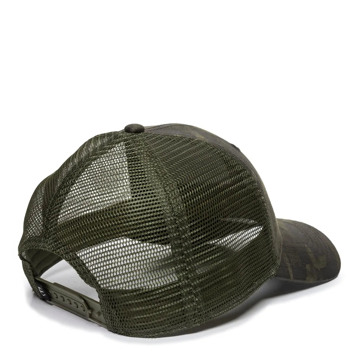 Outdoor Cap OC802 Etched Camo Structured Trucker Hat Unisex Accessories Hats & Caps