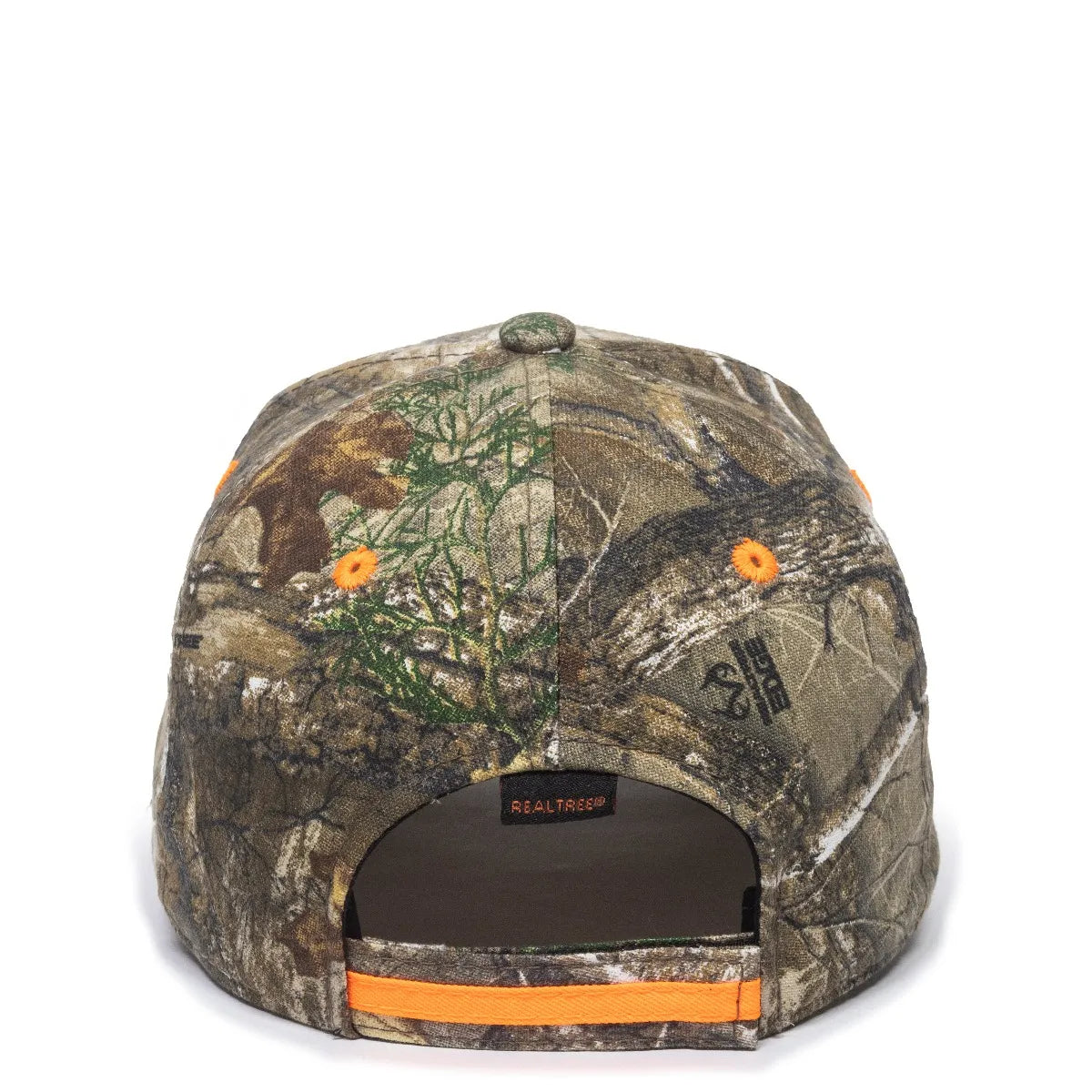 Outdoor Cap CBI-305 Camo/ Blaze Structured Solid Back Hat Unisex Accessories Hats & Caps