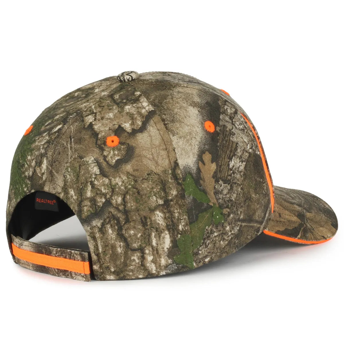 Outdoor Cap CBI-305 Camo/ Blaze Structured Solid Back Hat Unisex Accessories Hats & Caps
