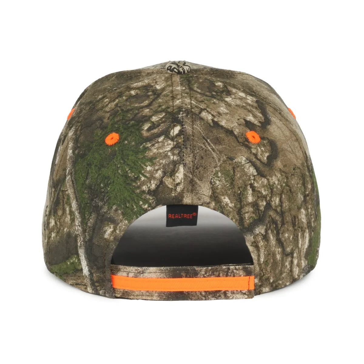 Outdoor Cap CBI-305 Camo/ Blaze Structured Solid Back Hat Unisex Accessories Hats & Caps