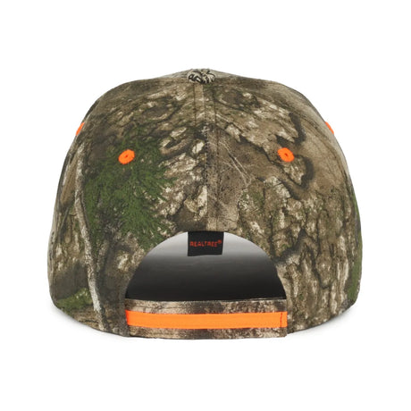 Outdoor Cap CBI-305 Camo/ Blaze Structured Solid Back Hat Unisex Accessories Hats & Caps