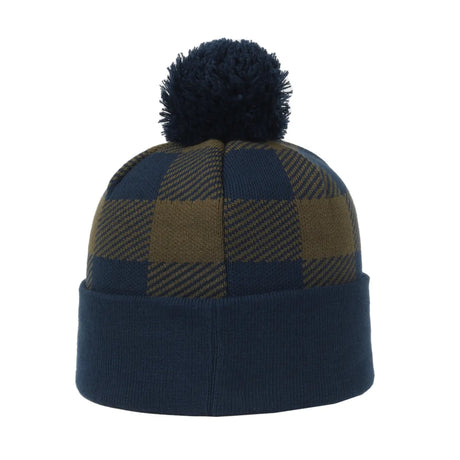 Outdoor Cap KNF-PLD Buffalo Plaid Solid Panel Beanie Unisex Accessories Hats & Caps