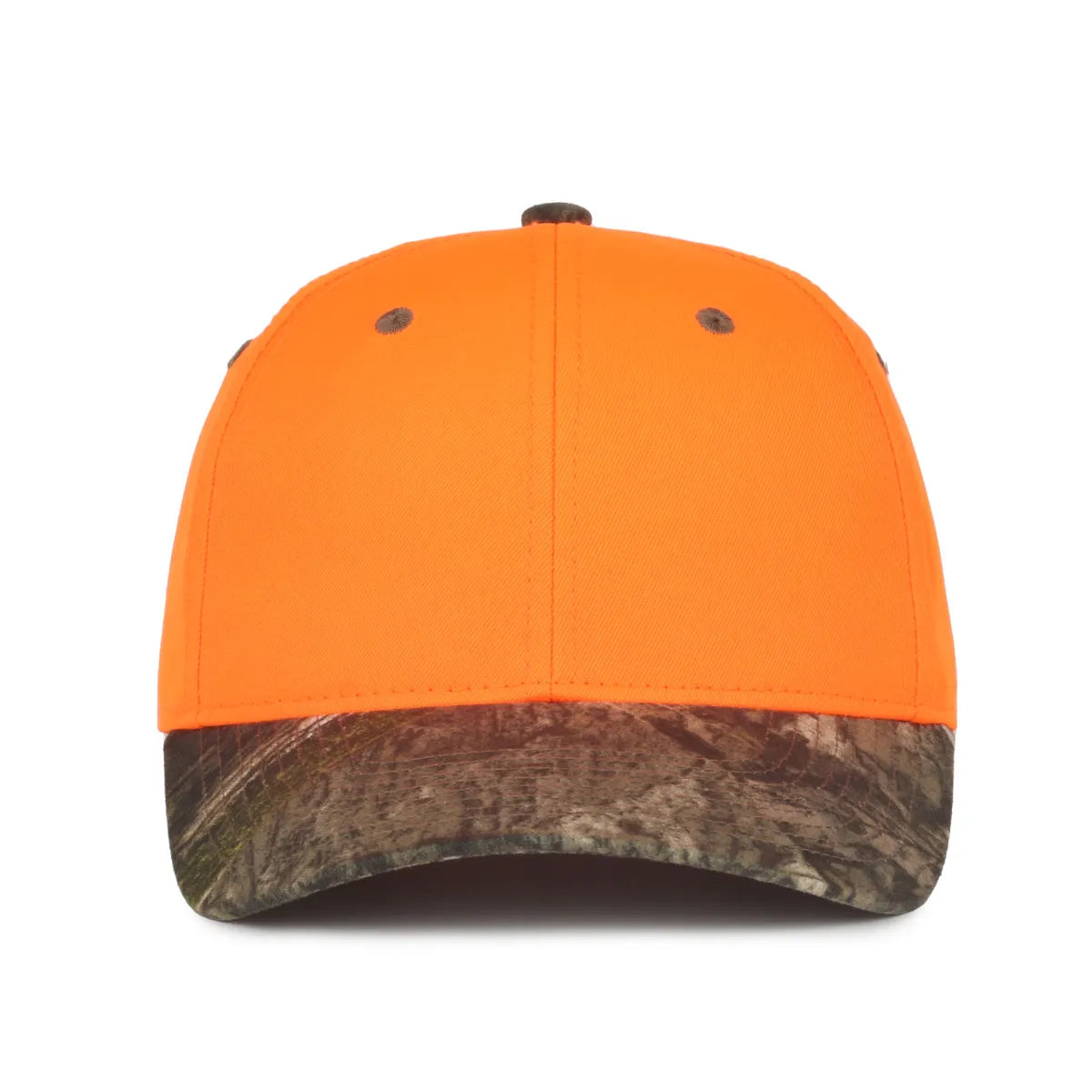 Outdoor Cap 202IS Blaze/ Camo Structured Solid Back Hat Unisex Accessories Hats & Caps