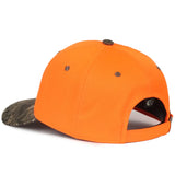 Outdoor Cap 202IS Blaze/ Camo Structured Solid Back Hat Unisex Accessories Hats & Caps