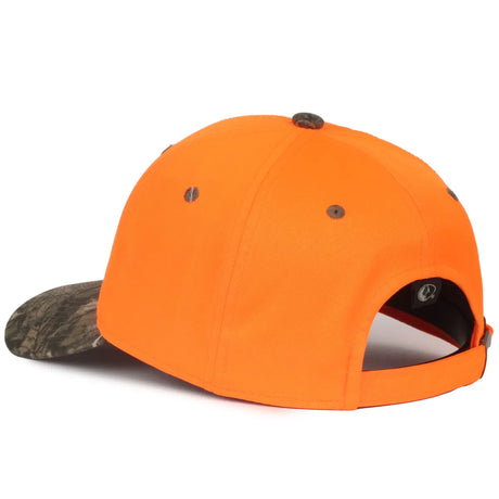 Outdoor Cap 202IS Blaze/ Camo Structured Solid Back Hat Unisex Accessories Hats & Caps