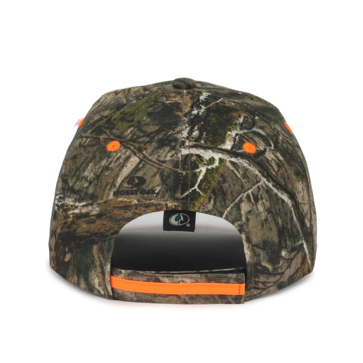 Outdoor Cap CBI-305 Camo/ Blaze Structured Solid Back Hat Unisex Accessories Hats & Caps
