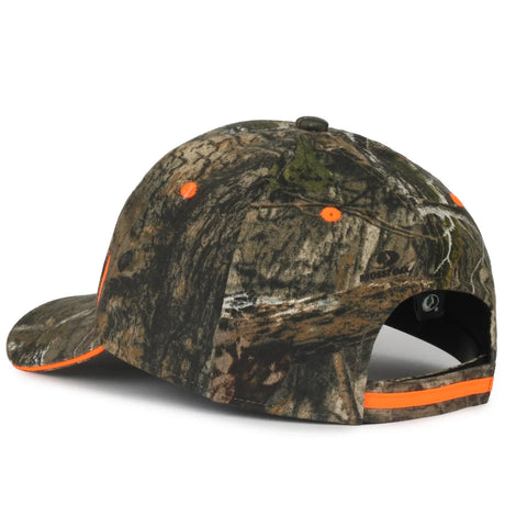 Outdoor Cap CBI-305 Camo/ Blaze Structured Solid Back Hat Unisex Accessories Hats & Caps