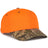 Outdoor Cap 202IS Blaze/ Camo Structured Solid Back Hat Unisex Accessories Hats & Caps