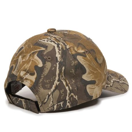 Outdoor Cap 401PC Camo Structured Solid Back Hat Unisex Accessories Hats & Caps