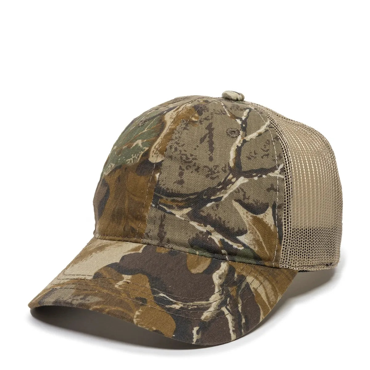 Outdoor Cap 430PC Camo Unstructured Trucker Hat Unisex Accessories Hats & Caps