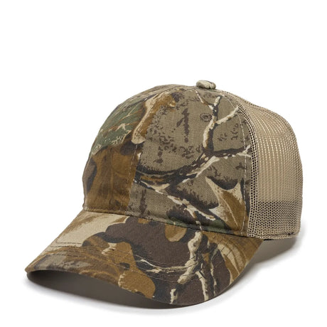 Outdoor Cap 430PC Camo Unstructured Trucker Hat Unisex Accessories Hats & Caps