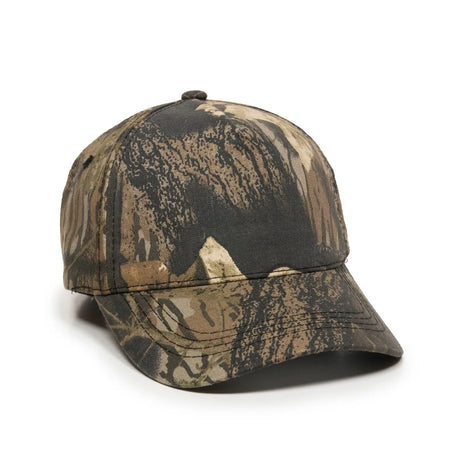Outdoor Cap 501PC Structured Solid Back Hat Unisex Accessories Hats & Caps