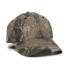Outdoor Cap 401PC Camo Structured Solid Back Hat-1