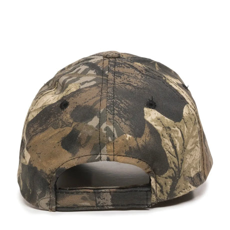 Outdoor Cap 401PC Camo Structured Solid Back Hat Unisex Accessories Hats & Caps
