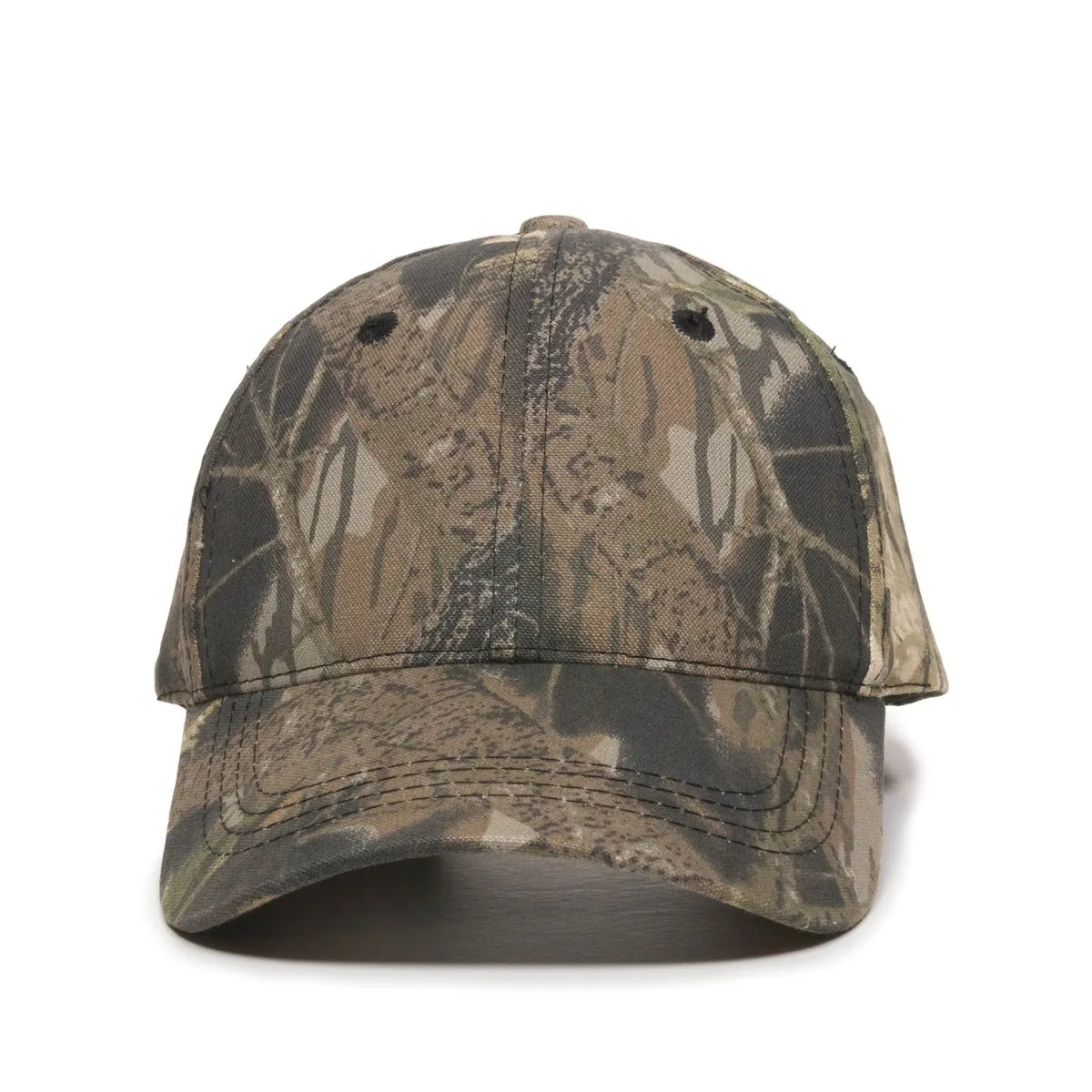 Outdoor Cap 401PC Camo Structured Solid Back Hat Unisex Accessories Hats & Caps