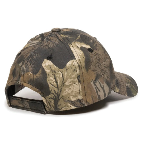Outdoor Cap 401PC Camo Structured Solid Back Hat Unisex Accessories Hats & Caps