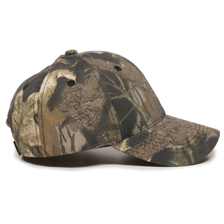 Outdoor Cap 401PC Camo Structured Solid Back Hat Unisex Accessories Hats & Caps