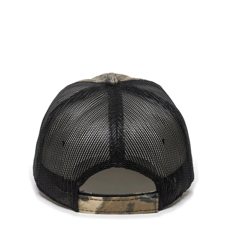 Outdoor Cap 430PC Camo Unstructured Trucker Hat Unisex Accessories Hats & Caps