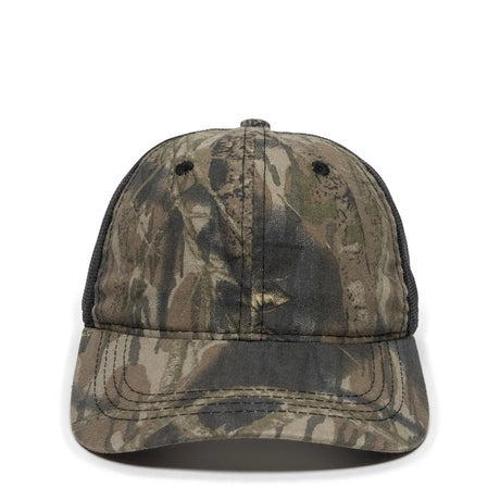 Outdoor Cap 430PC Camo Unstructured Trucker Hat Unisex Accessories Hats & Caps