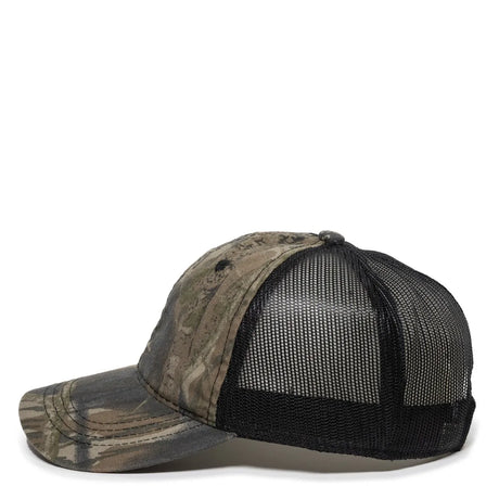 Outdoor Cap 430PC Camo Unstructured Trucker Hat Unisex Accessories Hats & Caps